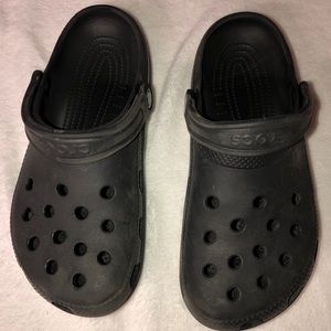 Black Crocs Unisex Women 8 Men 6